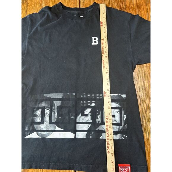 Breezy Excursion Best T Shirt Black Tupac Notorious BIG Mens L Large 90s Rap - Picture 12 of 16